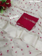 By Bandhani Saree With Casual Wear