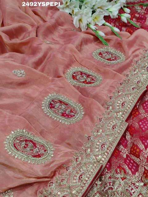 KcPc New Latest Banarasi Silk Designer Sequence Embroidery Work Saree PAL