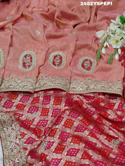 KcPc New Latest Banarasi Silk Designer Sequence Embroidery Work Saree PAL