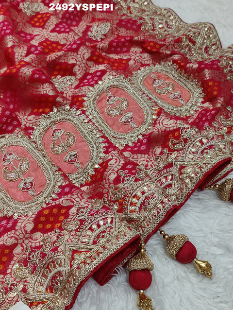 KcPc New Latest Banarasi Silk Designer Sequence Embroidery Work Saree PAL