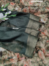 KcPc New Latest Cotton Silk Printed Style With Banarasi zariWork Saree SWA