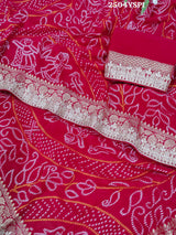 KcPc New Latest Pure Khaddi Georgette With Gotapatti WorkSaree RG