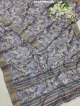 KcPc New Special Cotton silk Printed Style With Zari Border Saree GAN