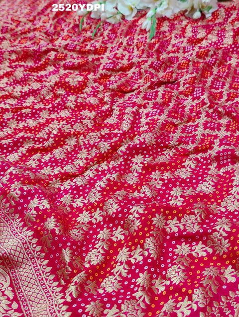 KcPc Latest Khaddi Geoegette Bandhani Style Dupatta RG