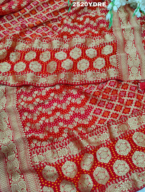 KcPc New Latest Khaddi Geoegette Bandhani Style Dupatta RG