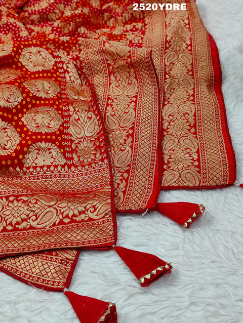 KcPc New Latest Khaddi Geoegette Bandhani Style Dupatta RG
