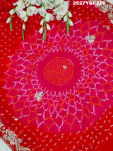 By Bandhani Saree With Festive Wear