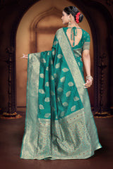 KcPc New Dola Silk Banarasi Saree with Classic Zari Weaving Palu DC