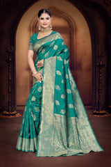 KcPc New Dola Silk Banarasi Saree with Classic Zari Weaving Palu DC