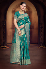 KcPc New Dola Silk Banarasi Saree with Classic Zari Weaving Palu DC