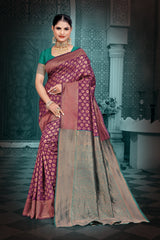 KcPc New Dola Silk Banarasi Saree with Fancy Palu DC