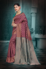 KcPc New Dola Silk Banarasi Saree with Fancy Palu DC