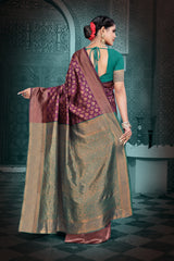 KcPc New Dola Silk Banarasi Saree with Fancy Palu DC