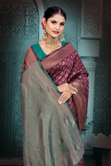 KcPc New Dola Silk Banarasi Saree with Fancy Palu DC