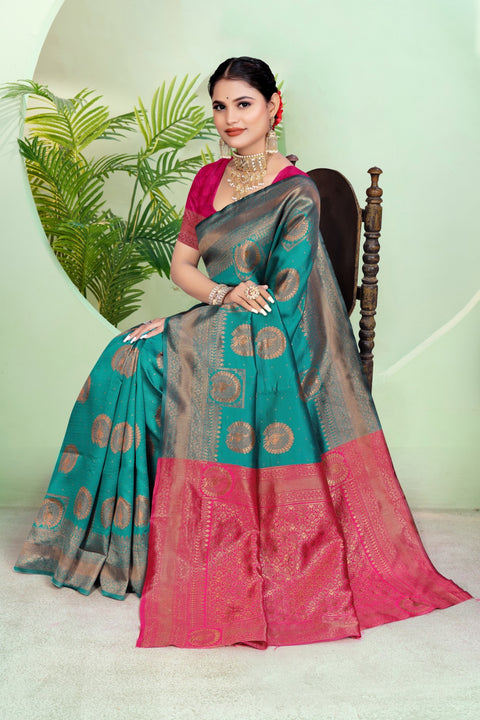 KcPc New Dola Silk Banarasi Saree for Special Occasion DC