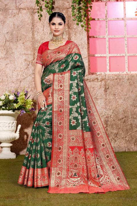 KcPc New Dola silk Banarasi Saree with Rich Zari Weaving DC