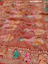 KcPc New Design Khaddi Georgette Janglaw Bandhani Neemzari Saree