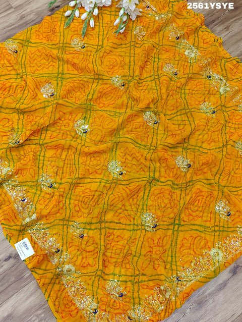 KcPc Radiant Charm In Georgette With Sequin Tari Work Saree JAY