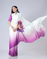  Bollywood Party Wear Saree in Crepe Silk Fabric under 1500