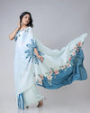  Bollywood Party Wear Saree in Crepe Silk Fabric under 1500