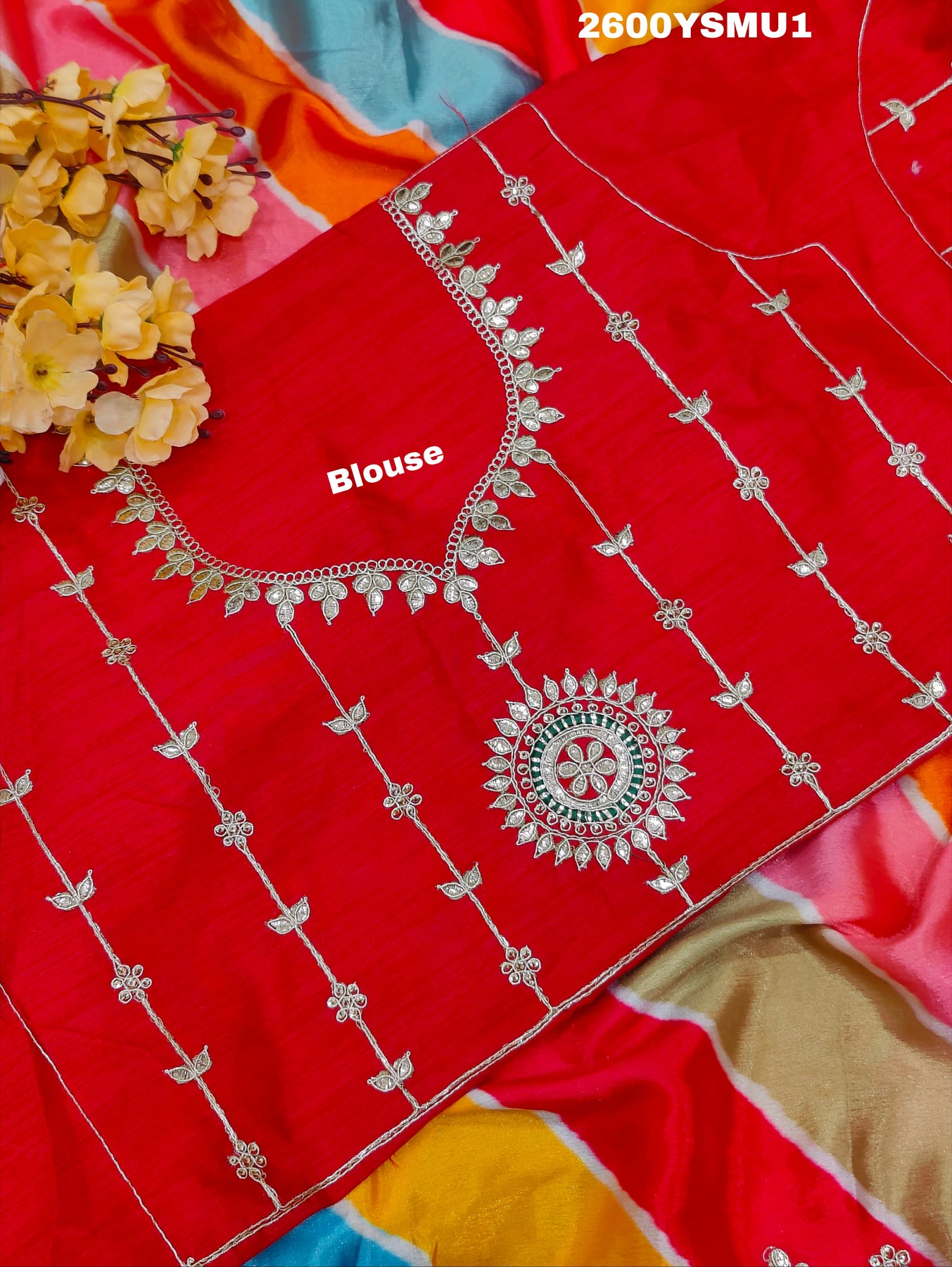 KcPc New Chinon Silk Bollywood Style With Gotapatti Work Saree SWA