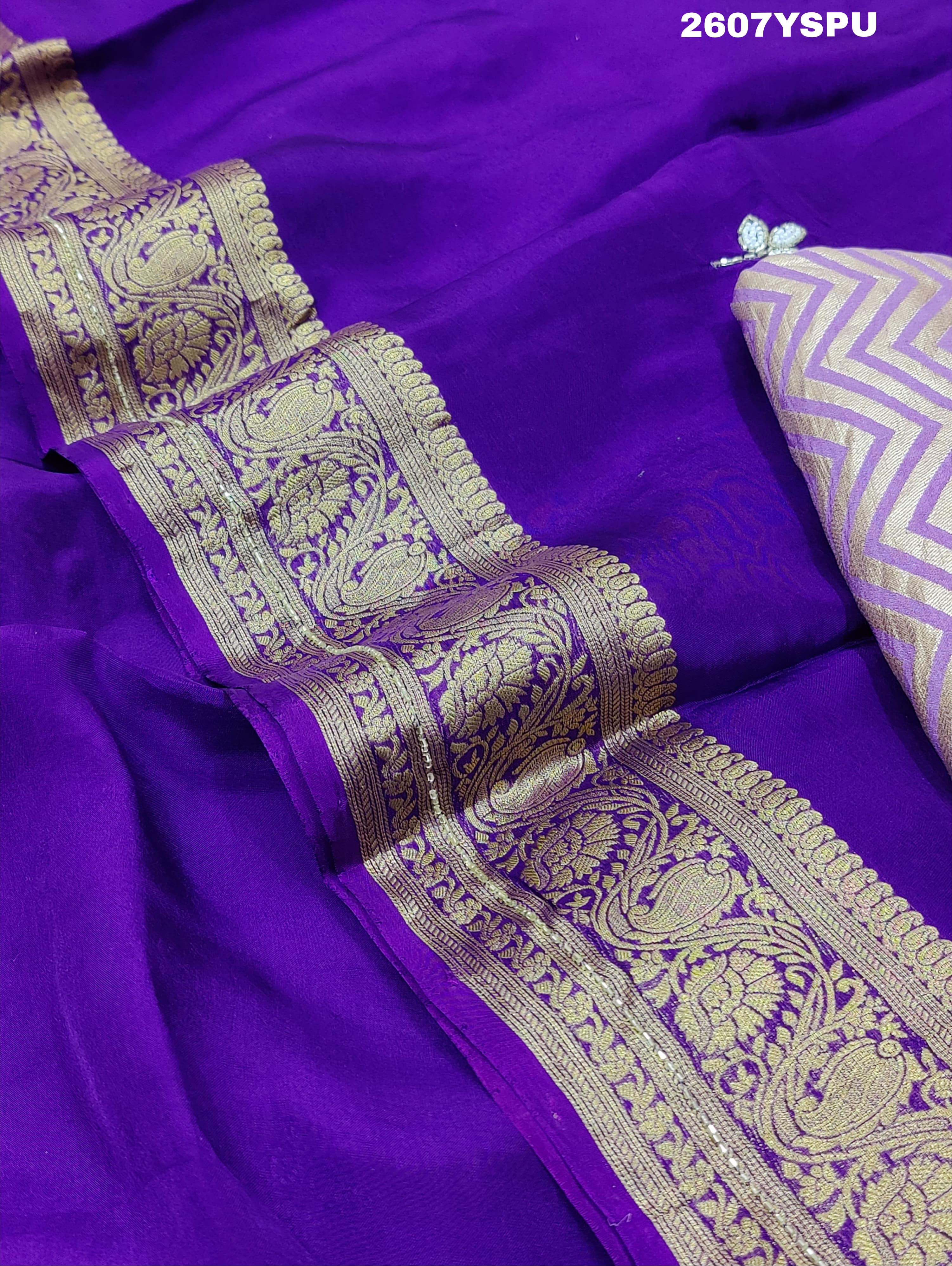 By New Beautiful HO Silk Bollywood Style With CutdanaGotapatti Saree
