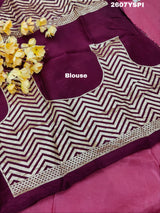 By New Beautiful HO Silk Bollywood Style With CutdanaGotapatti Saree