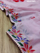 New Launch Tissue Silk Printed Style With Siroski Dimond Work Saree