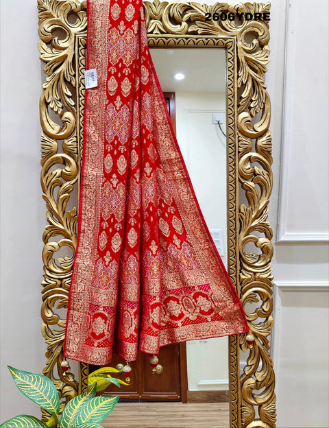 KcPc New Latest Georgette Banarasi Style With Zari weaving Work Dupatta MOH