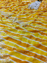 By Latest New Pure Taser Organza Leheriya With Gotapatti WorkSaree