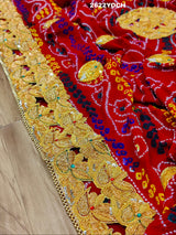 By New Ojariya Bandhani Style With Bel Buti Work Odhna