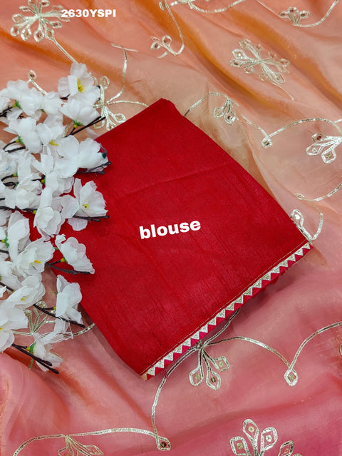 KcPc New Latest Tissue Bollywood Style With Gotapatti Work Saree SWA