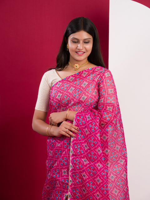 KcPc Summer Special Kota Doria Saree  Rani