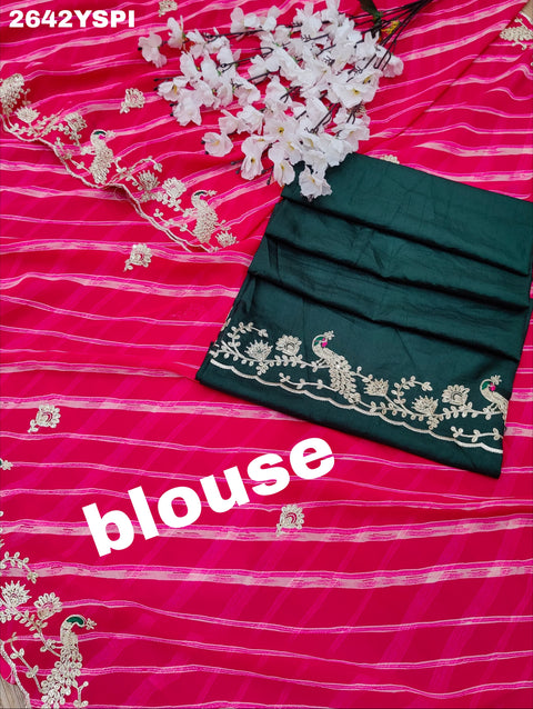 KcPc New Chiffon Leheriya Style With Pitan  GotaPatti Work Saree  PDM