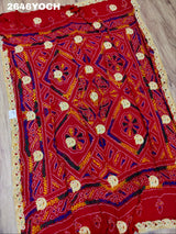 By New Ojariya Bandhani Style With Belbuti Work Odhna
