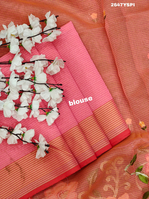 KcPc New Kota Doriya Banarasi Style With kashish work Saree SWA