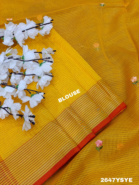 KcPc New Beautiful Kota Doriya Banarasi Style With kashish work Saree SWA
