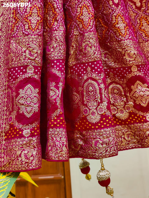 KcPc New Beautiful Georgette Banarasi Style With Zari weaving Work Dupatta MOH