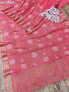 ByNew Spiceal HO Silk Banarasi Style With Kashida Work Saree