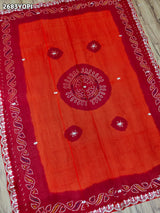 KcPc New Ojariya Bandhani Style With Cutdana Gotapatti Work Odhna AMT