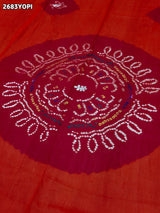 KcPc New Ojariya Bandhani Style With Cutdana Gotapatti Work Odhna AMT