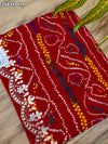 KcPc New Latest Ojariya Bandhani Style With Cutdana Gotapatti Work Odhna AMT