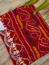 KcPc New Latest Ojariya Bandhani Style With Cutdana Gotapatti Work Odhna AMT