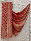KcPc New Latest Georgette Banarasi Style With Zari weaving Work Dupatta SATISH