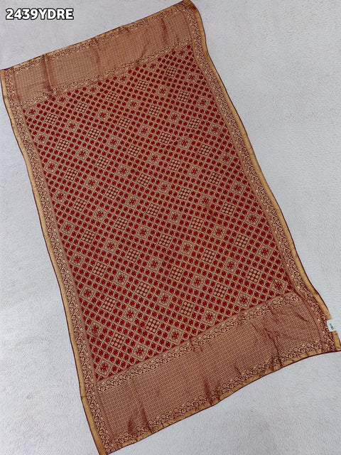 KcPc New Latest Georgette Banarasi Style With Zari weaving Work Dupatta SATISH