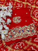 By New One Special Gaji Silk Zardoji Handwork Saree