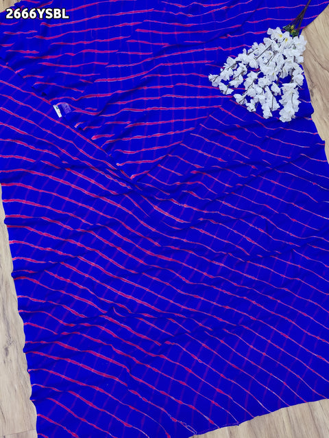 KcPc New Chiffon Leheriya Style With Casual Wear Saree KRN