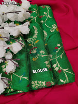 KcPc New arrival Pure ojariya Chinon Beautiful Zari border Pallu saree,MAHA