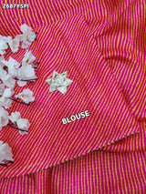  Leheriya Style With Gotapatti Work Saree uner 2000
