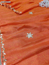  Leheriya Style With Gotapatti Work Saree uner 2000
